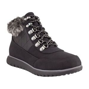 Karen Scott Women’s Hiker Design Cushioned Wanona Black Lace Up Booties New